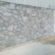 Natural stone outdoor fireplace installation TN