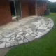Custom stone work completed by Hudson Stoneworks Masonry